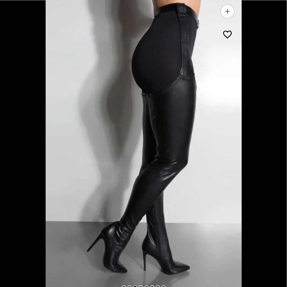 Faux Leather Cheeky Chaps Heels